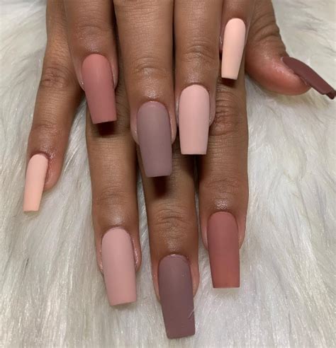 matte nude nails|Top 25 Nude Matte Nails to Stand The Best of Time